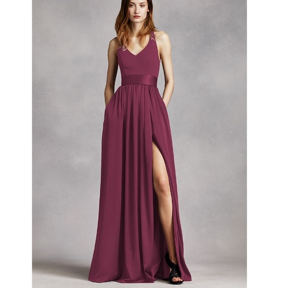 Vera Wang Dresses & Skirts - V Neck Halter Dress